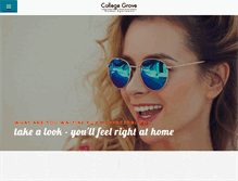 Tablet Screenshot of collegegroveapts.com